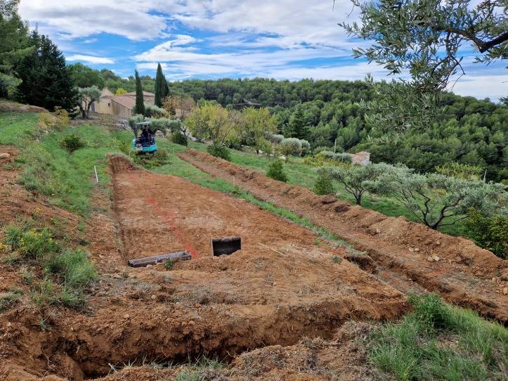 Futur emplacement piscine au Beausset