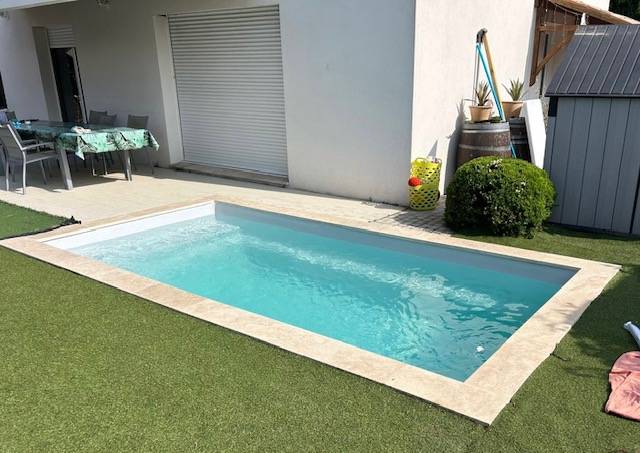 Installation d'une piscine coque de moins de 10m² Mandelieu