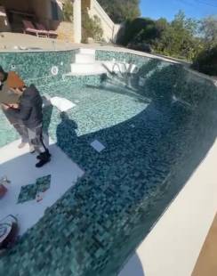 Rénovation et réfection d'une piscine à Bandol