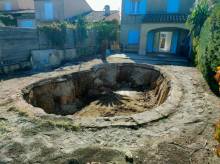 Dépose piscine coque et construction piscine béton Cogolin