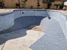 Remplacer le liner de la piscine Sanary sur mer