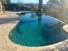 Rénovation et réfection d'une piscine à Bandol