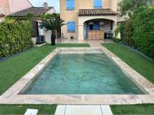 Dépose piscine coque et construction piscine béton Cogolin