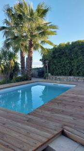 Pose d'une piscines en coque Alliance piscines à Mandelieu la Napoule