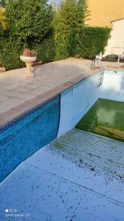 Rénovation piscine avec création escalier et changement revêtement à Aix en Provence 13